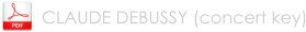 CLAUDE DEBUSSY (concert key)
