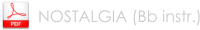 NOSTALGIA (Bb instr.)