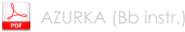 AZURKA (Bb instr.)